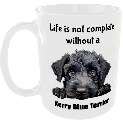Kerry blue terrier - mug, dog
