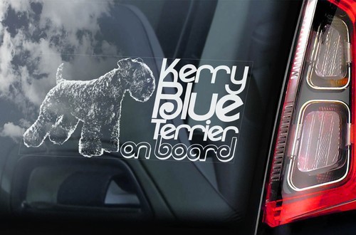 Kerry blue terrier sticker - kerry,
