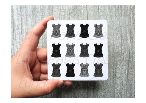 Kerry blue terrier coaster - kerry,