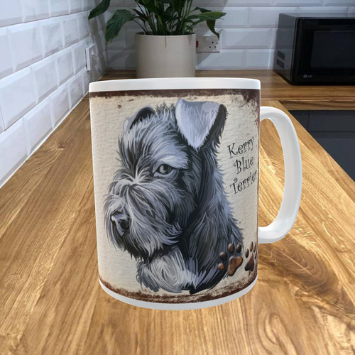 Kerry blue terrier - blue, dog